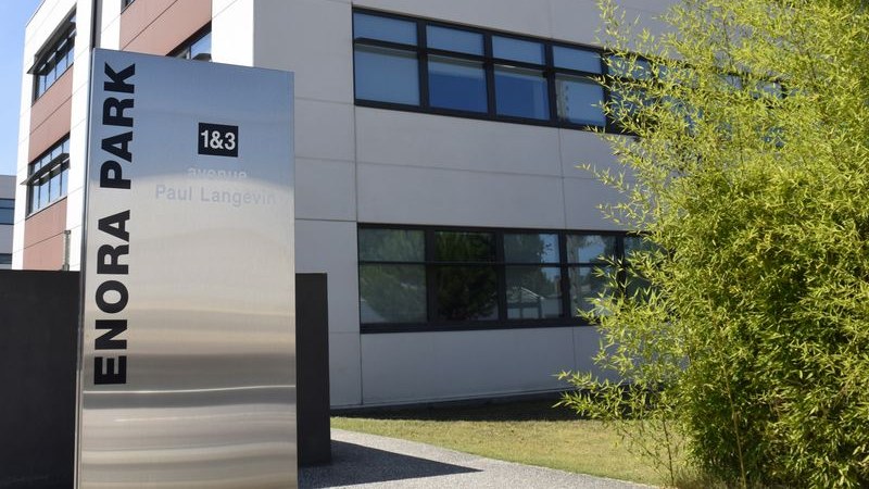 Programme immobilier Enora Park à Pessac, entrée et façade
